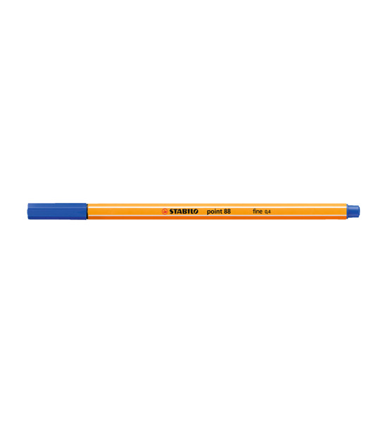 Micropunta/Felpa, Point 88, Punta Fina  0.4 mm, Azul, Unidad